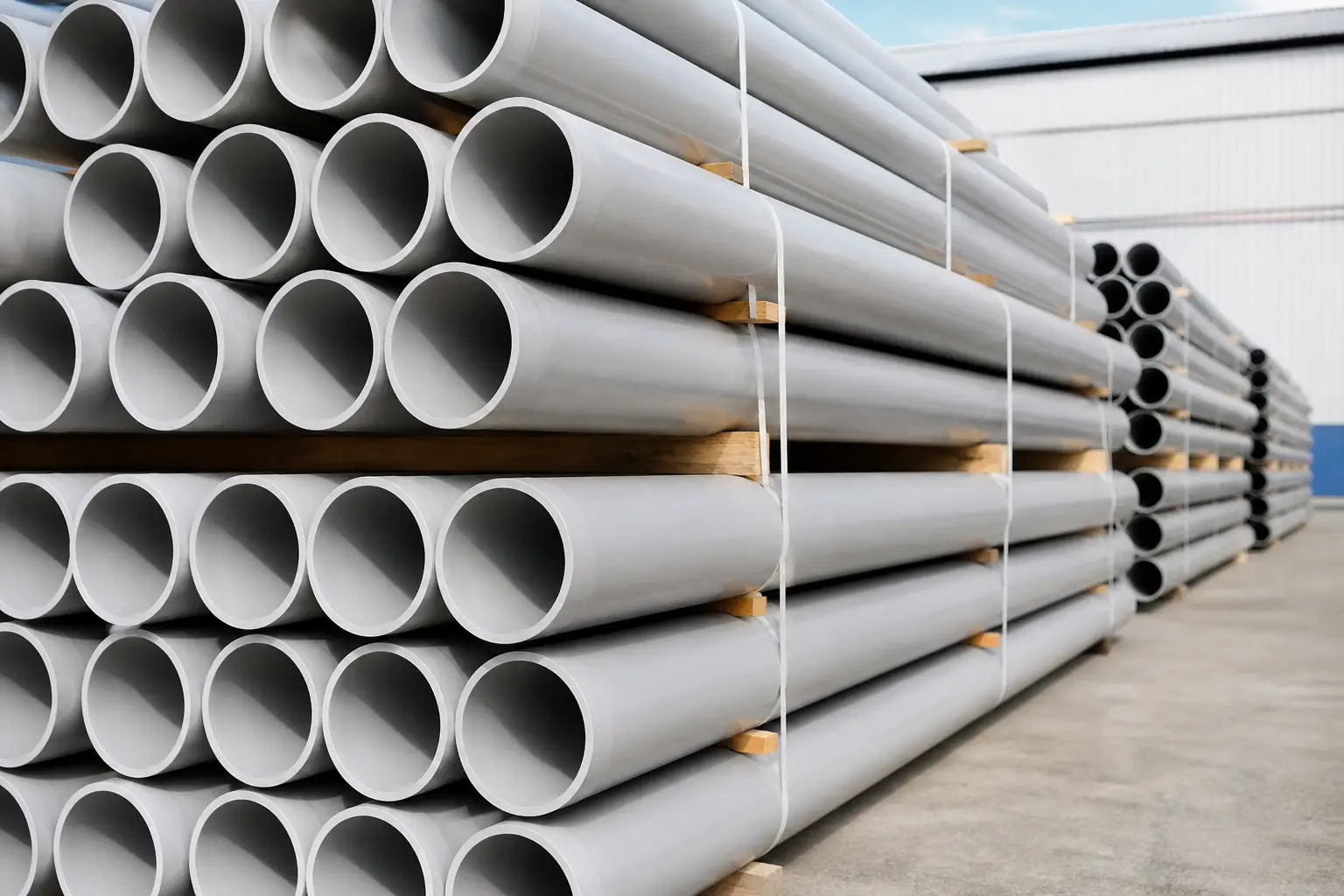 Drainage pipe stock for civil and agricultural projects