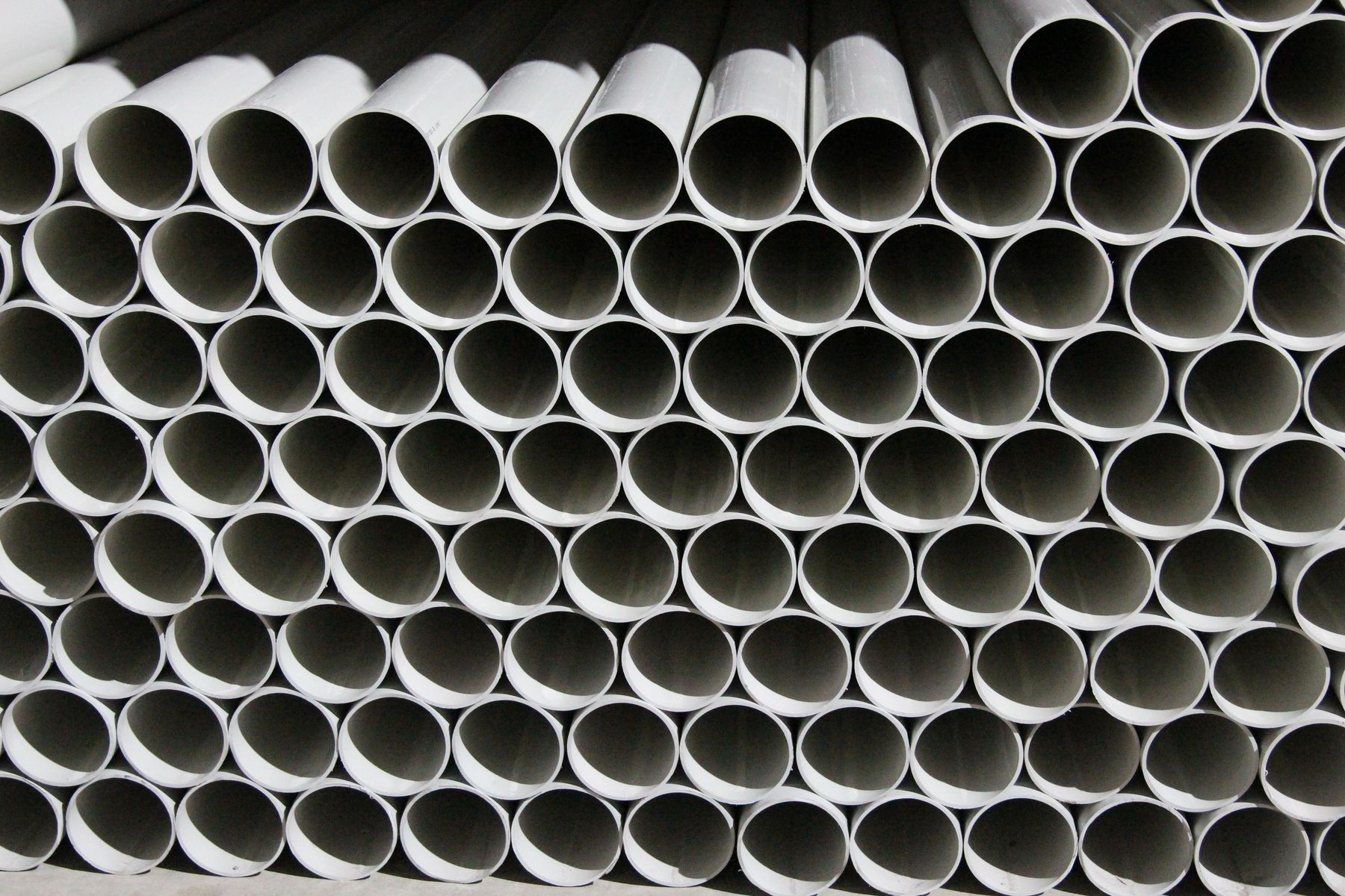 Organized ALFA pipe storage ready for project dispatch