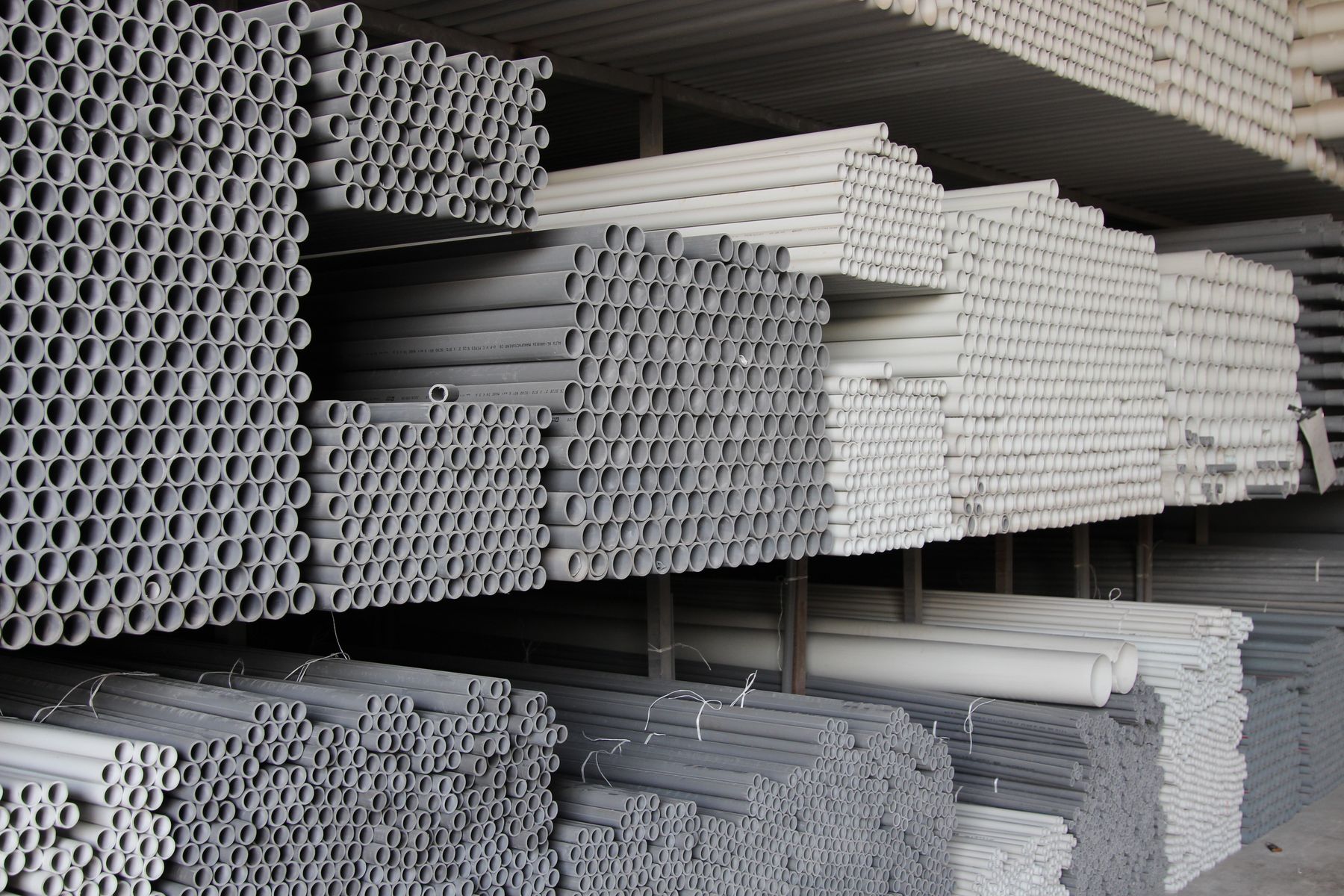Dense ALFA pipe inventory in warehouse racking
